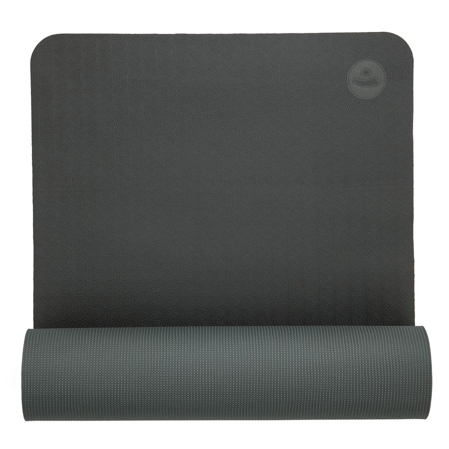 Lotus Pro jógaszőnyeg - Black/Silver Grey - Bodhi
