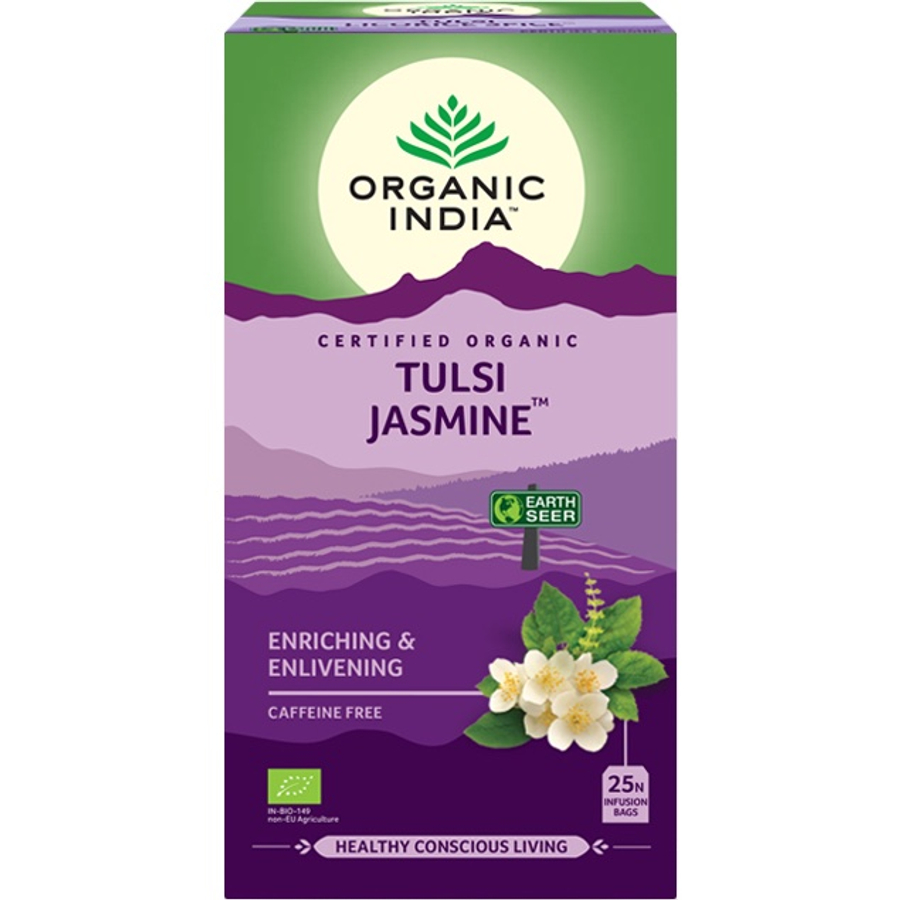 Tulsi JASMINE Jázmin, filteres bio tea, 25 filter - Organic India