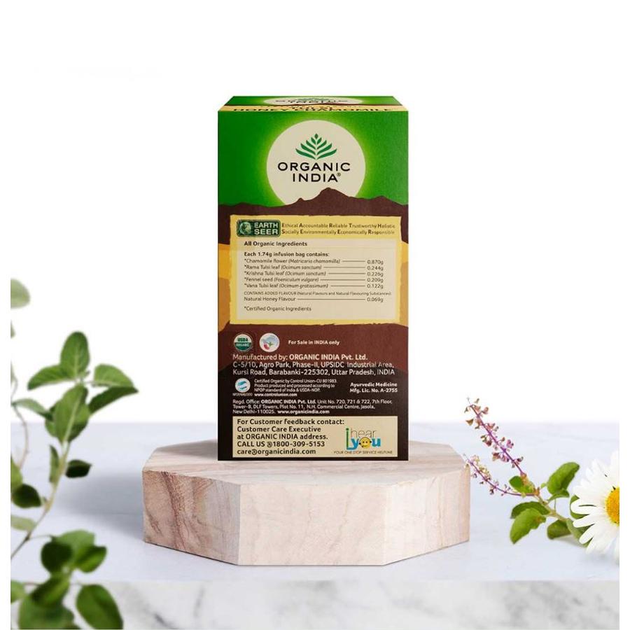 Bio Tulsi Tea - Méz-Kamilla - Filteres - Organic India