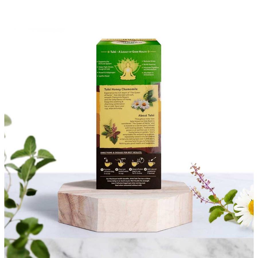 Bio Tulsi Tea - Méz-Kamilla - Filteres - Organic India