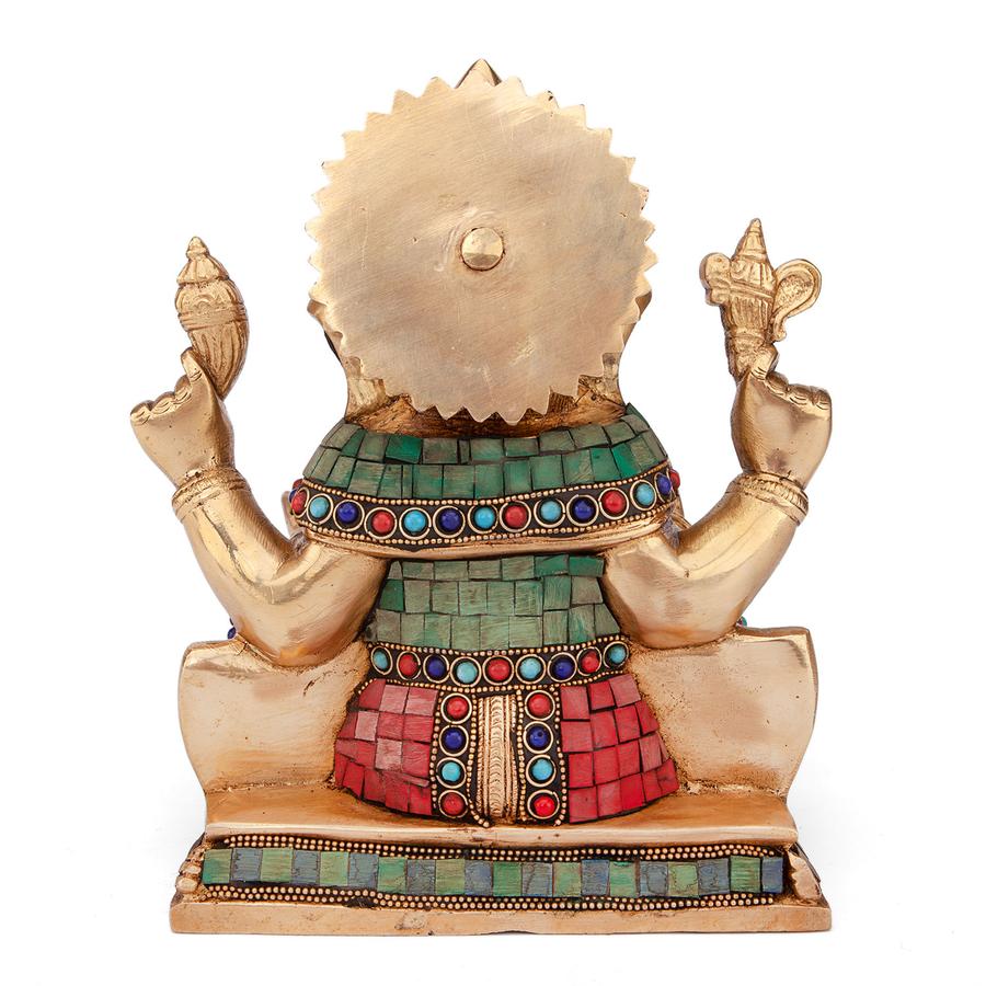 Ganesh Réz Szobor, Többszínű, 20cm - Bodhi