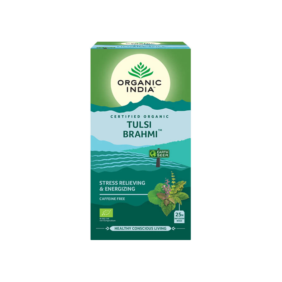 Tulsi BRAHMI, filteres bio tea, 25 filter - Organic India