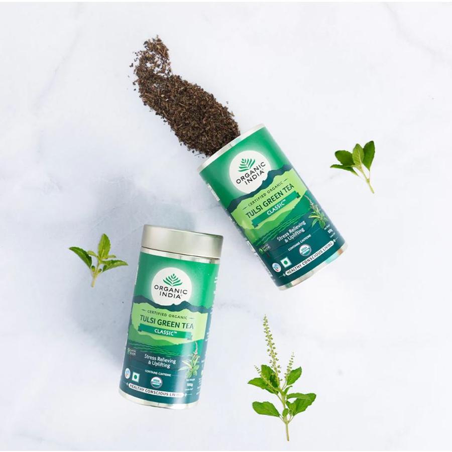 Bio Tulsi Tea - Zöld Tea - Szálas - Organic India